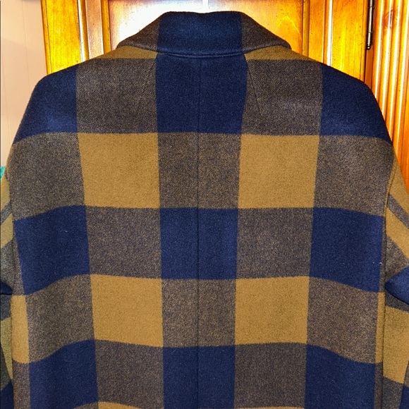 Madewell Elmcourt women’s plaid wool Trench Coat size S #Taylor Swift #Evermore - Picture 10 of 11